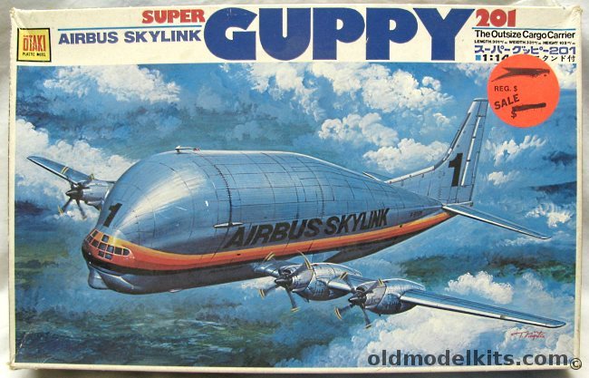Otaki 1/144 Aero Spacelines Guppy 201, OT2-40-1500 plastic model kit